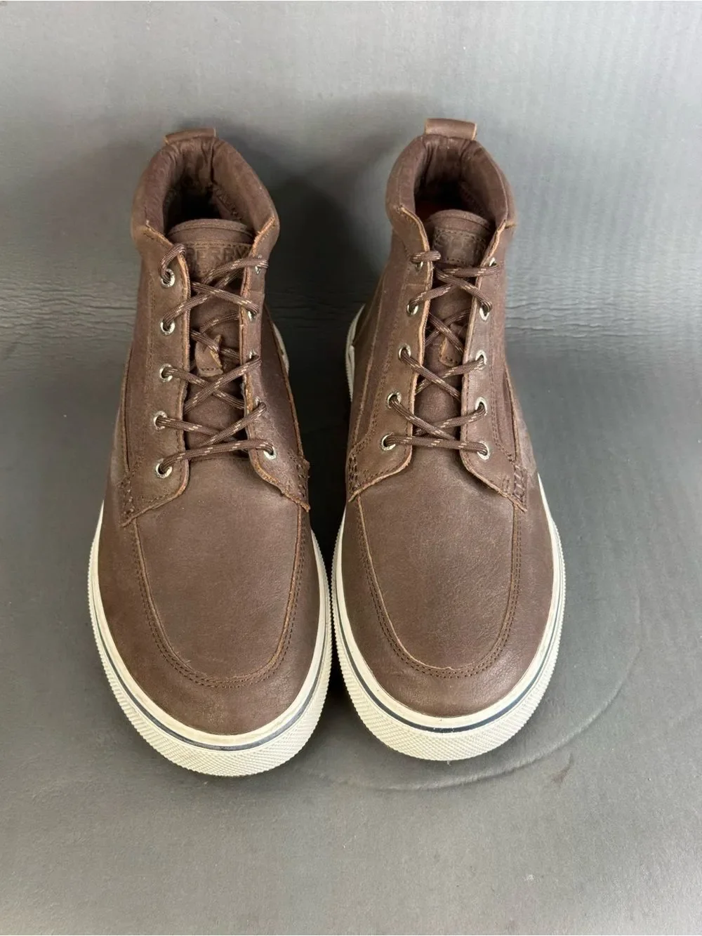 Sperry Men's Halyard Sneakerboot shoes brown size 13
